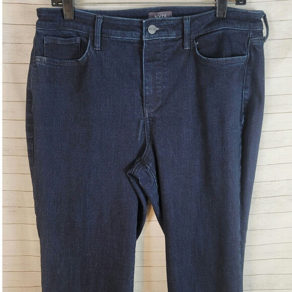 NYDJ SHERI SLIM JEANS W LIFT TUCK, SZ 12 SHORT - Picture 2 of 13